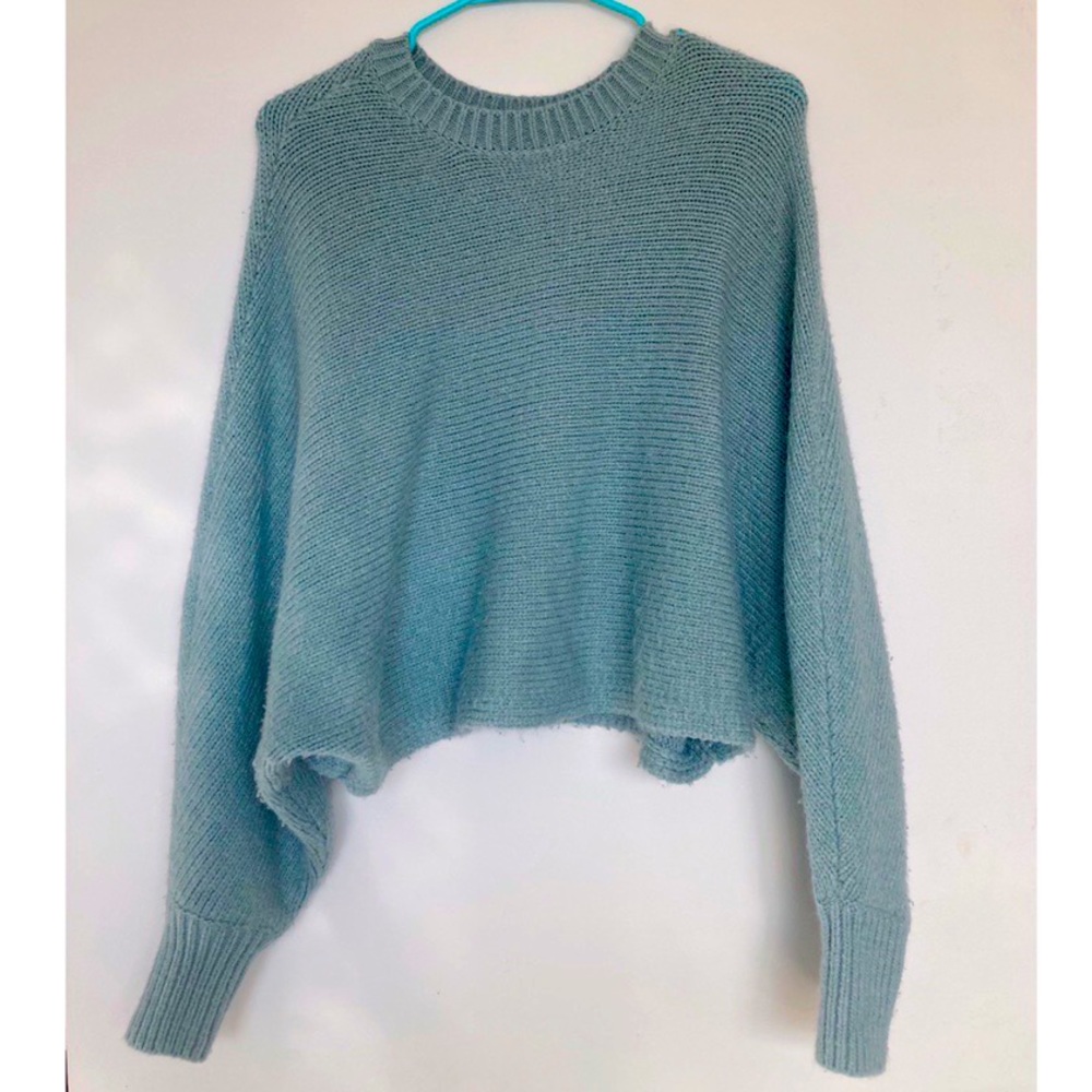 Cropped Knit Sweater